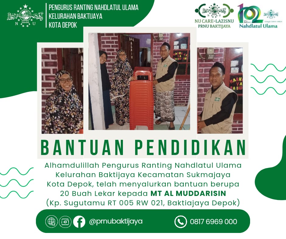 Pembagian Lekar Ngaji ke TPA Baktijaya