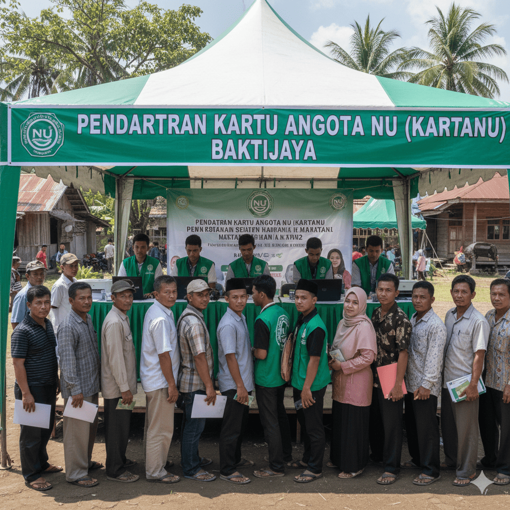 Pendaftaran Kartu Anggota NU (KARTANU) Baktijaya